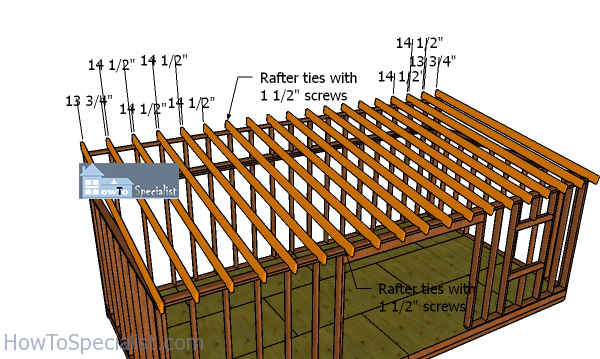 Fitting-the-rafters---12x24-lean-to-shed