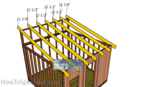 Shed-rafters