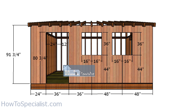 Fitting-the-siding-sheets-to-the-front-wall