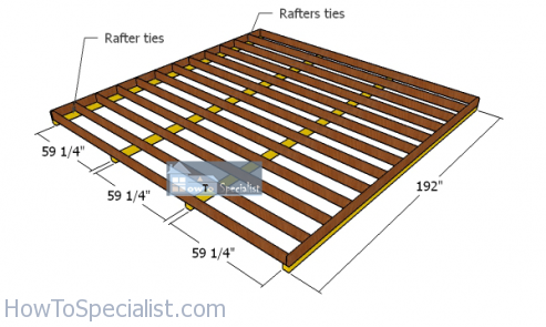 Fitting-the-skids-to-the-shed-floor