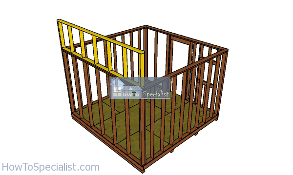 Fitting-the-top-wall-frame