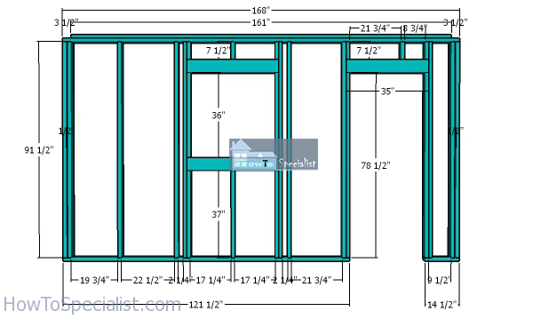 Front-wall-frame---14x14-shed