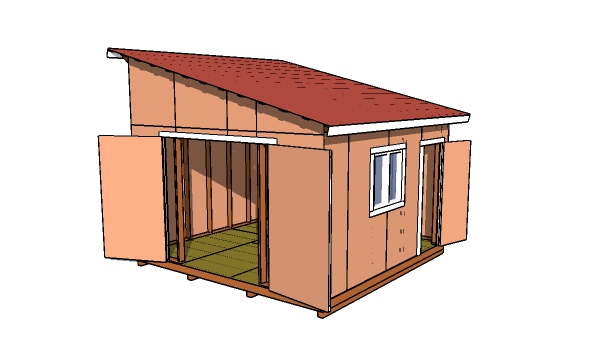 How to build a 14x14 lean to shed