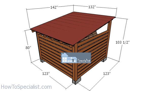 10x10-firewood-shed---overall-dimensions