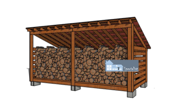 5-cord-firewood-shed-plans