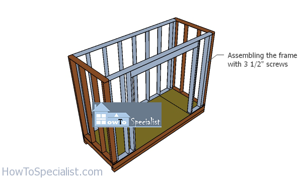 Assembling-the-frame-of-the-shed