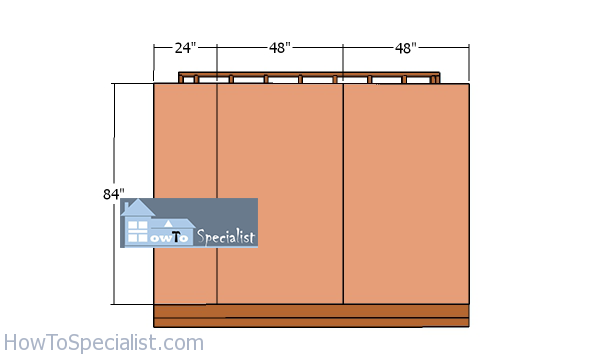 Attaching-the-siding-panels-to-the-back-wall