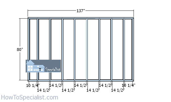 Back-wall-frame