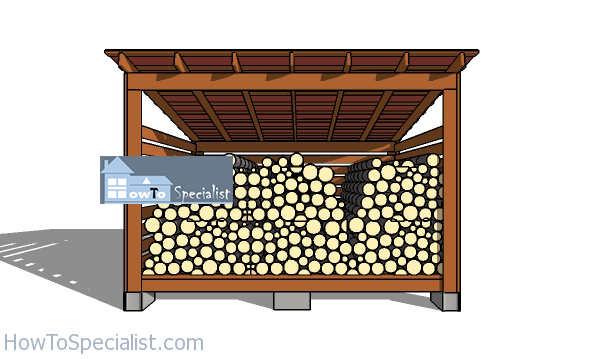 Build-a-5-cord-firewood-shed---10x12