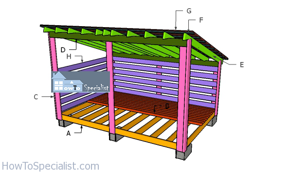 4 cord wood discount shed