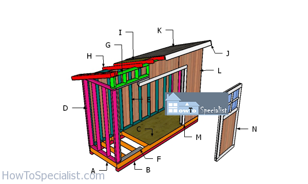 Building-a-4x12-lean-to-shed