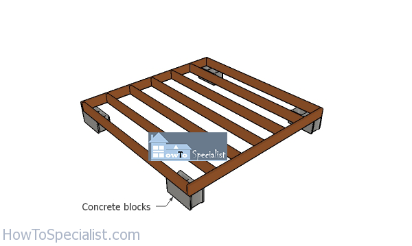 Fitting-the-concrete-blocks-under-the-floor-frame