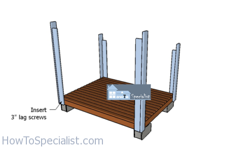 Fitting-the-corner-posts-to-2-cord-woodshed