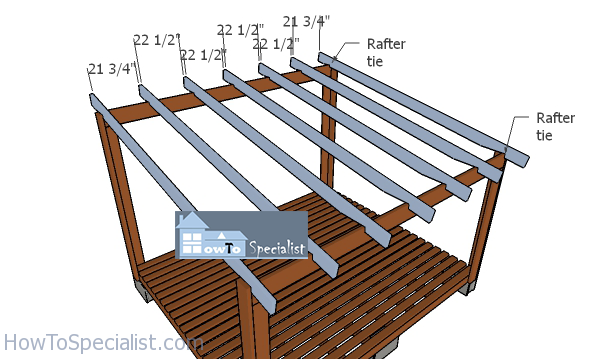 Fitting-the-rafters-to-the-10x12-lean-to-shed