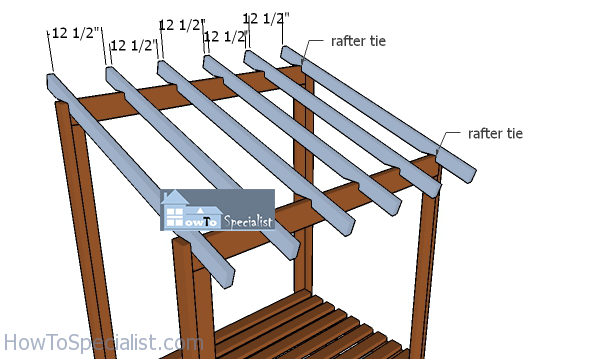 Fitting-the-rafters---wood-shed