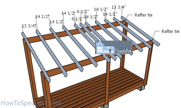 Fitting-the-rafters---4x12-wood-shed