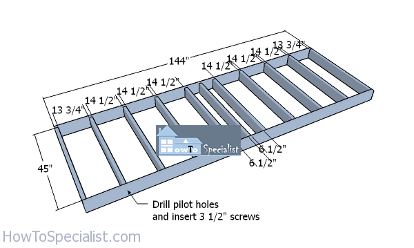 Floor-frame-for-shed