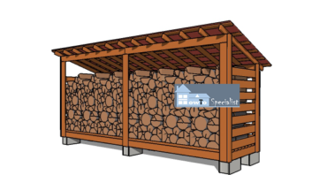 How-to-build-a-2-cord-firewood-shed