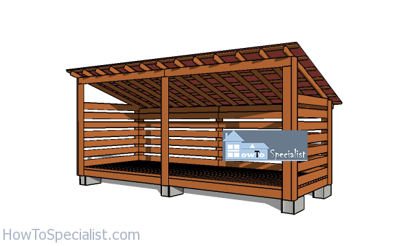 How-to-build-a-4-cord-wood-shed | HowToSpecialist - How to Build, Step ...