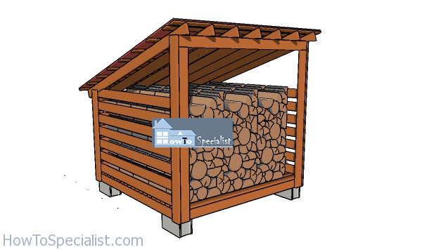 How-to-make-a-8x8-wood-shed---2-and-a-half-cords