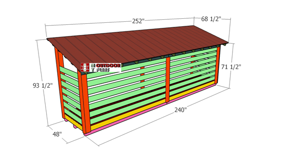4x20-firewood-shed-plans---dimensions