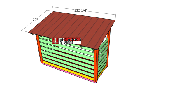 Roofing-for-log-shed