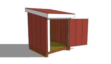 4x4 generator shed plans - how to