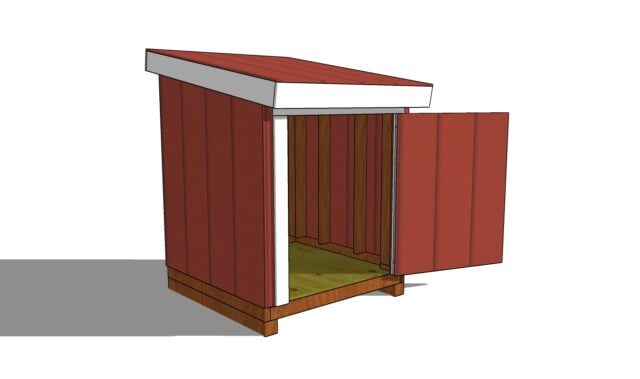 4x4 generator shed plans - how to