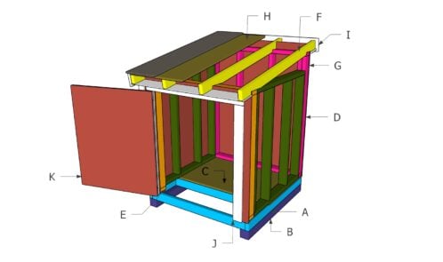 Building a 4x4 generator shed