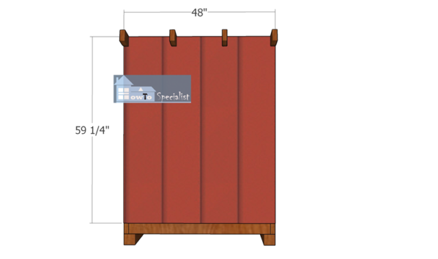 Fitting-the-back-wall-panel