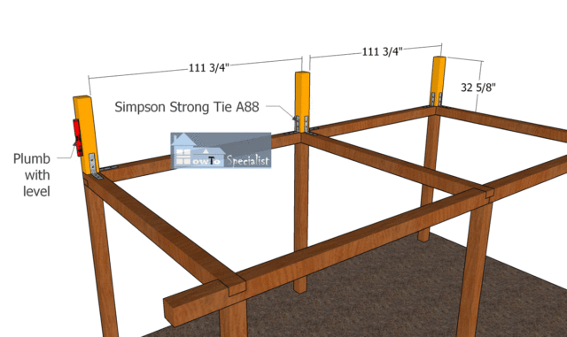 Fitting-the-ridge-beam-supports