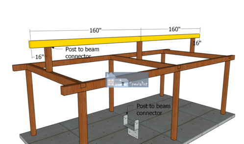 Fitting-the-ridge-beams