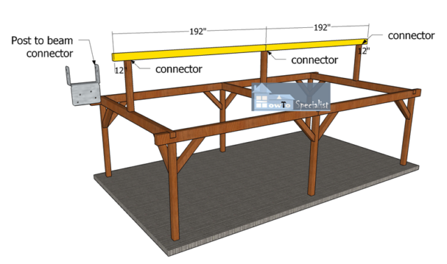 Fitting-the-ridge-beams