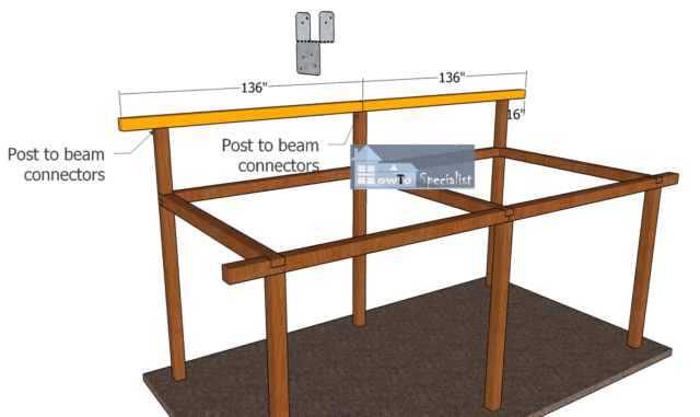 Fitting-the-ridge-beams