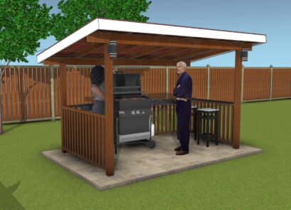 6x10 Grill gazebo plans