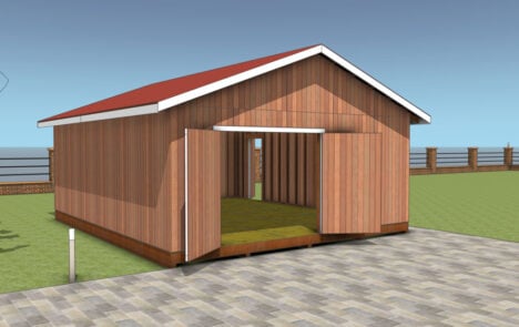 20×24-Shed-Plans—interior-view | HowToSpecialist - How to Build, Step ...