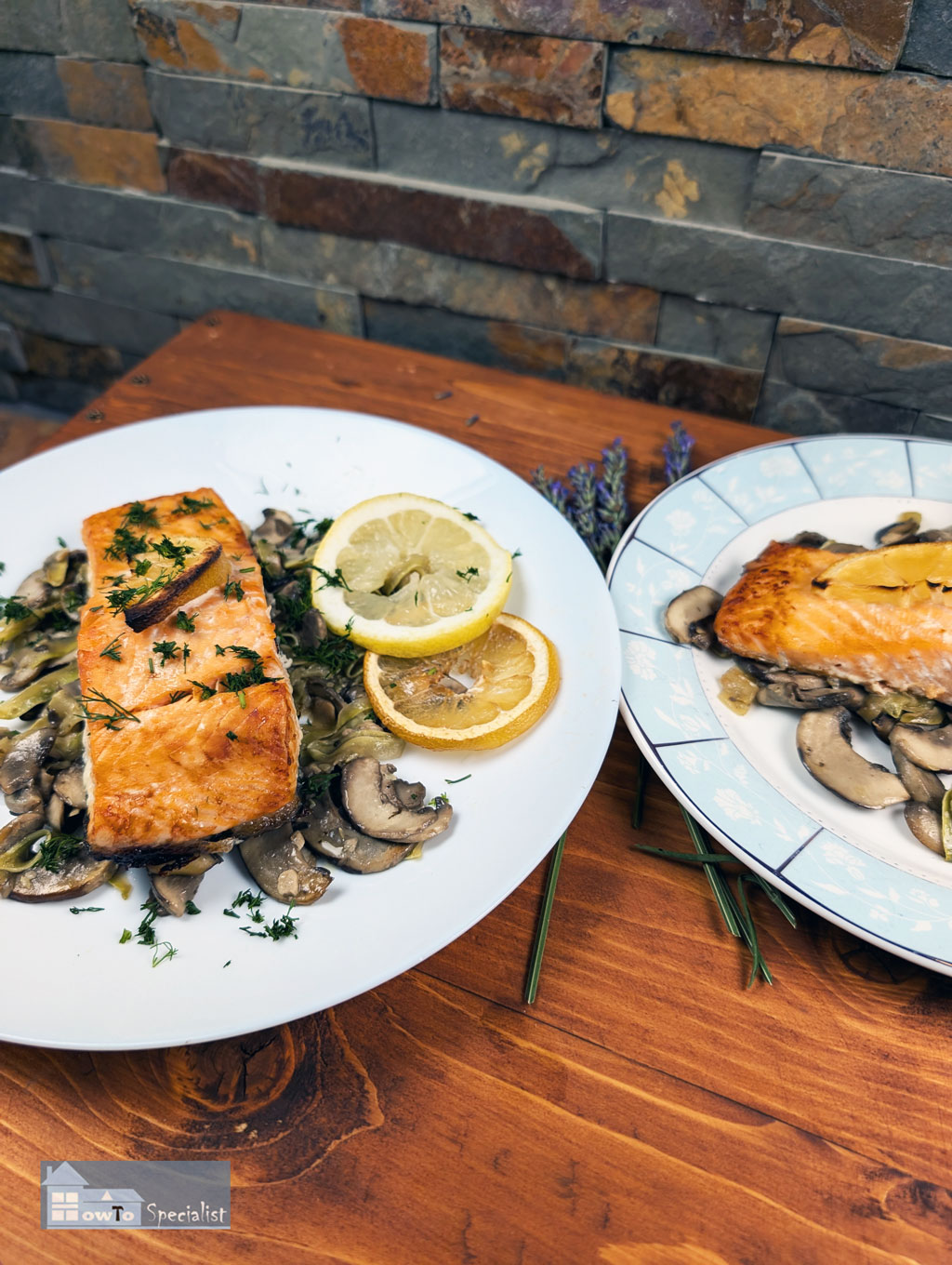 Recipe-for-salmon-with-mushrooms