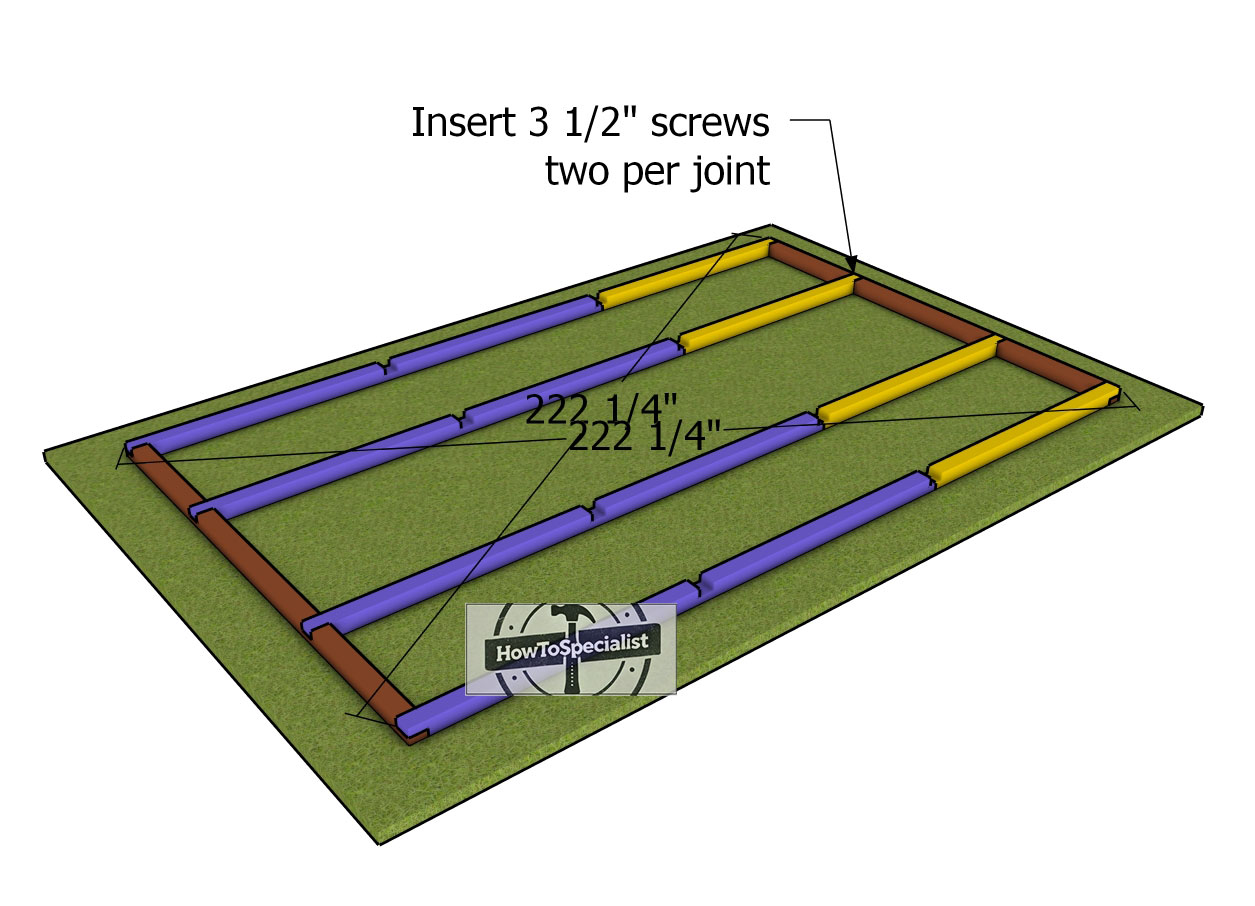 Assembling-the-base-for-the-garden-beds