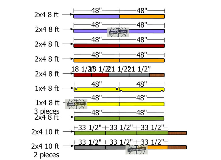 6 Bucket Garden Stand – Free Plans | HowToSpecialist - How to Build ...