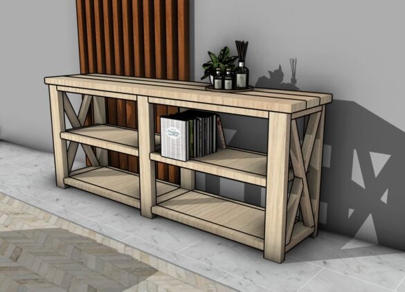 Free console table plans