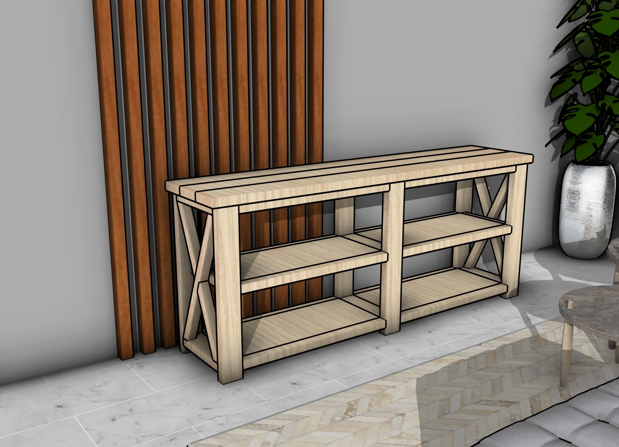 How to build a console table