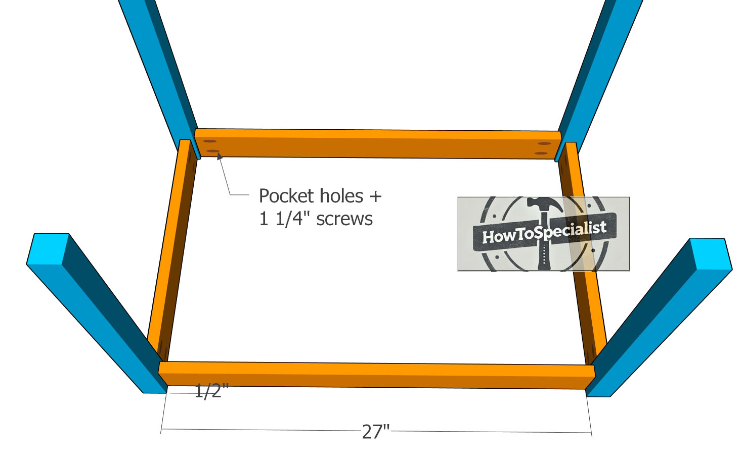 Assembling-the-table-frame