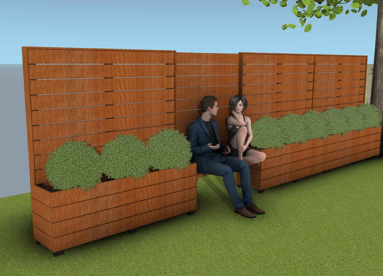 Privacy planter box plans