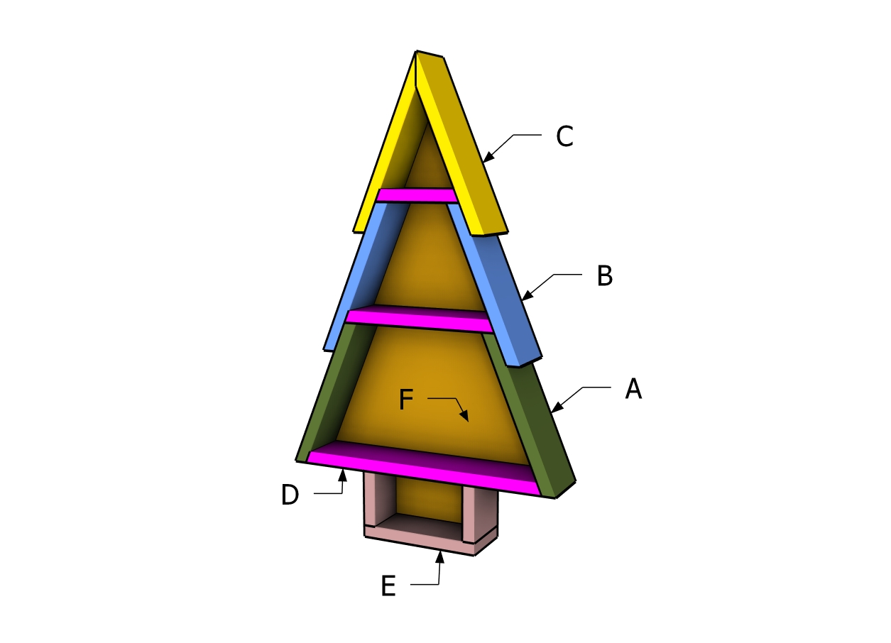 Building a Christmas Tree Shelves