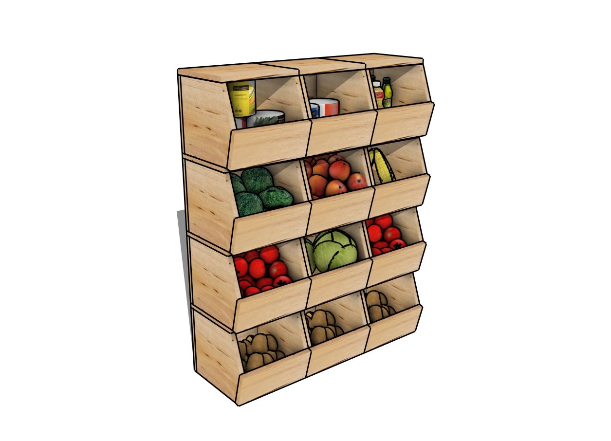 Storage bins plans