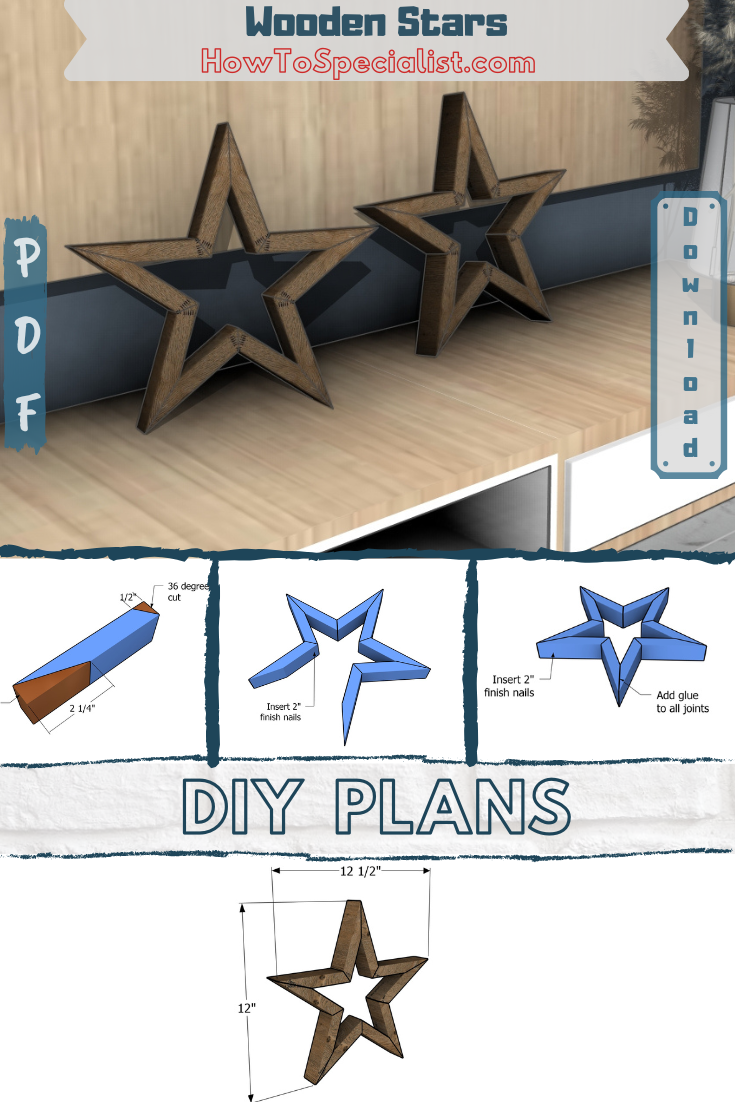 Wooden star plans