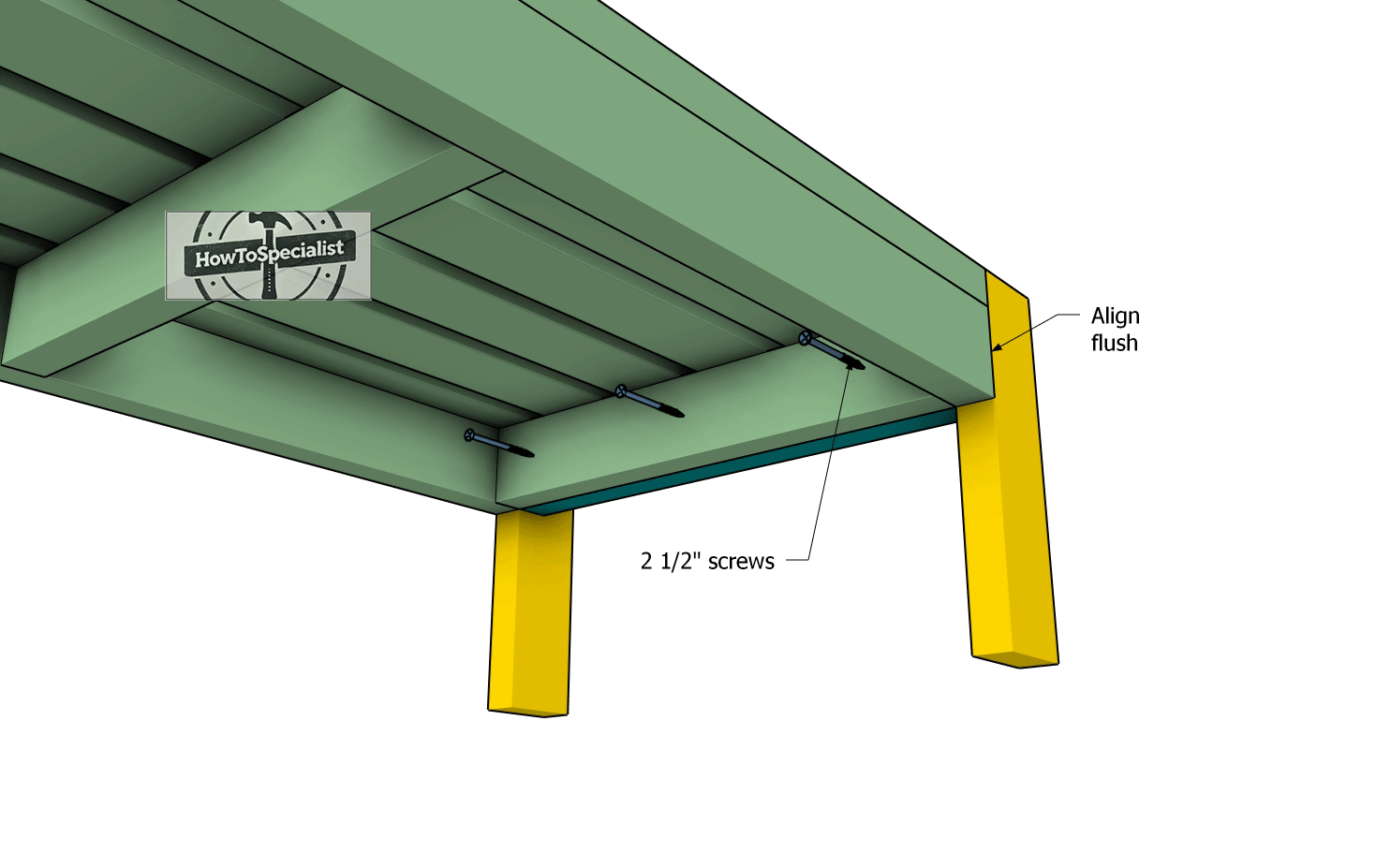 Attaching-the-middle-legs