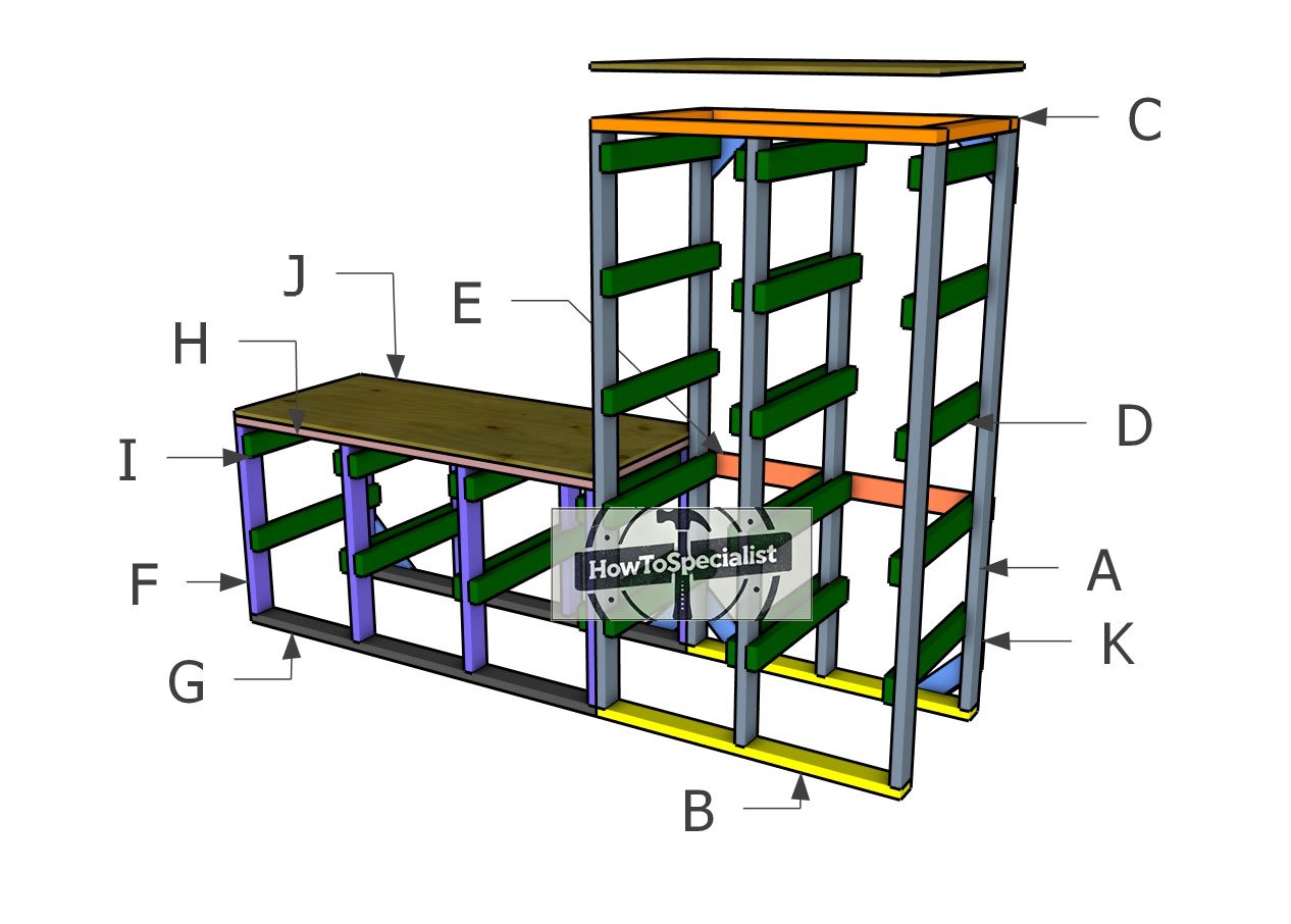 Building-a-tote-storage-unit