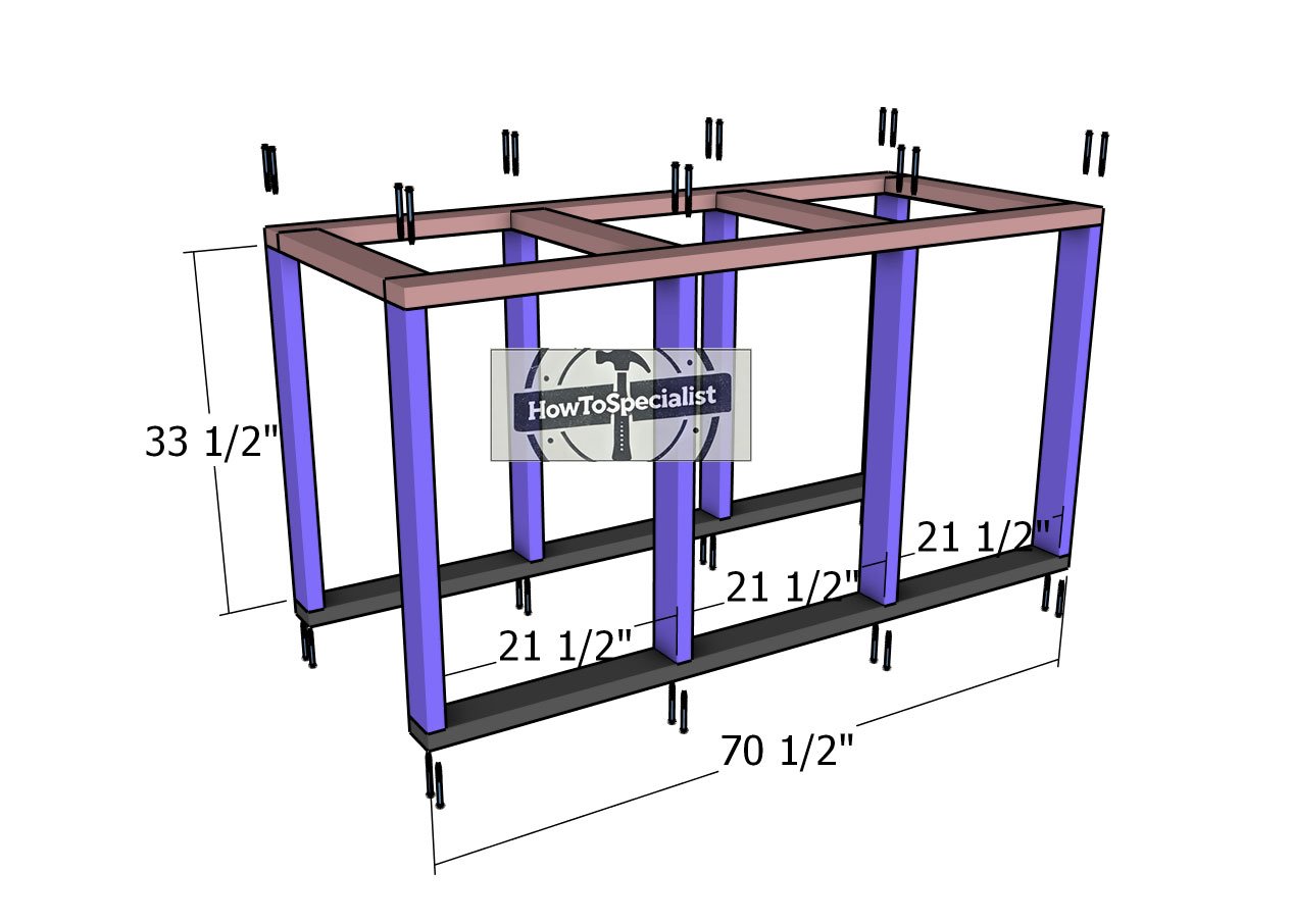 Workbench-unit-frame diy