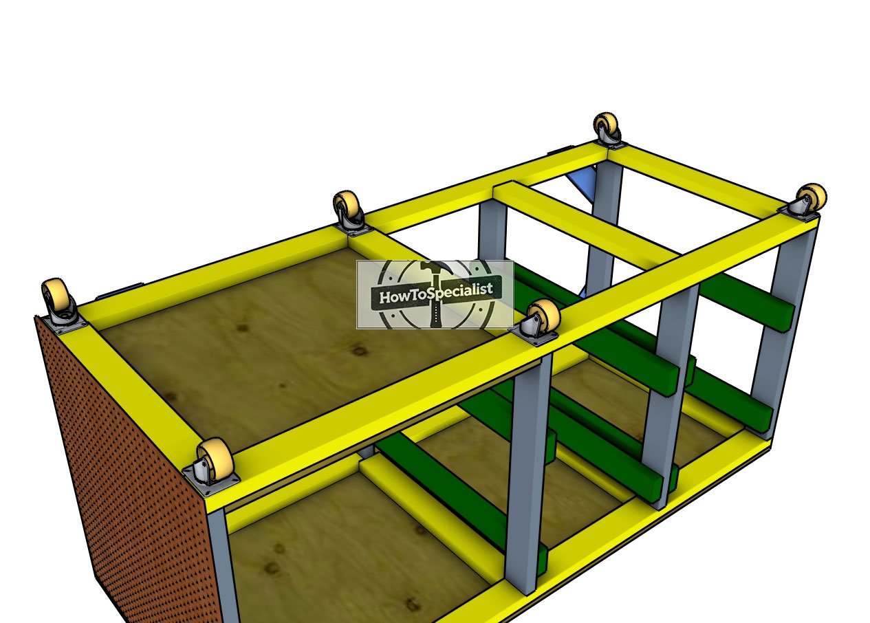 Attaching-the-caster-wheels